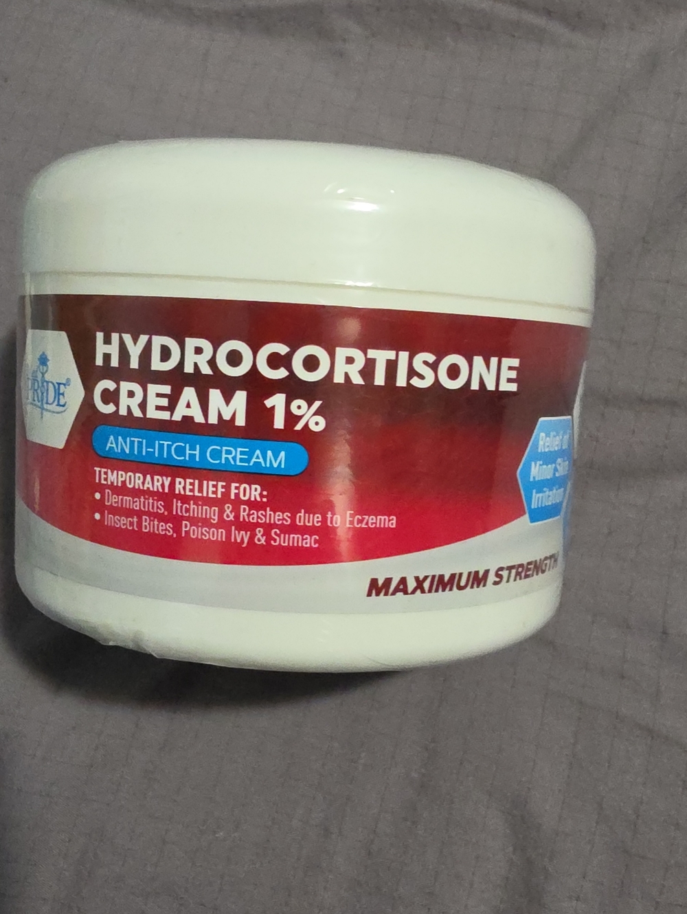 Hydrocortisone Cream 1% Anti-Itch Cream - White